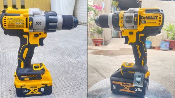 Máy khoan pin Dewalt cũ