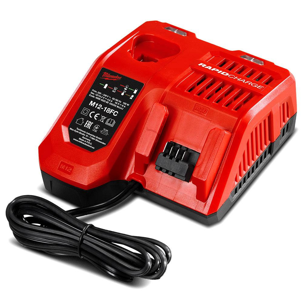 Sạc Pin nhanh Milwaulkee M12-18FC (12V, 18V)