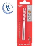 Mũi khoan búa cao cấp Milwaukee 6x100mm – 1 mũi 4932471175