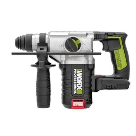 Máy khoan đục bê tông cầm tay 20V Worx WU388.9