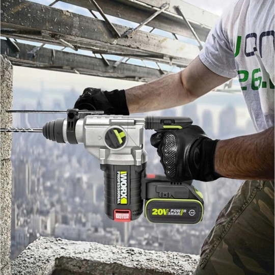 Máy khoan đục bê tông cầm tay 20V Worx WU388.9
