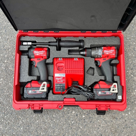 Combo Máy Khoan MILWAUKEE M18 FPD3 + Pin M18B4 + Sạc M12-18C
