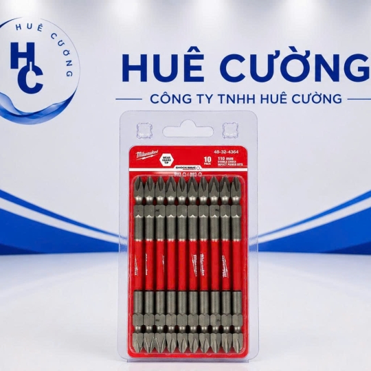 Mũi vặn vít SHOCKWAVE™ hai đầu (PH2/PH2) dài 110mm – Bộ 10 chiếc 48-32-4364D