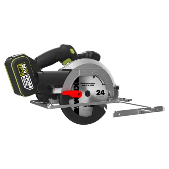Máy cưa đĩa dùng pin không chổi than WORX WU536.9(bare)