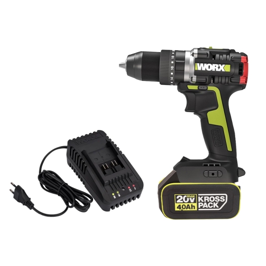 Máy khoan cầm tay 20V Worx WU369.1 (Trọn bộ)