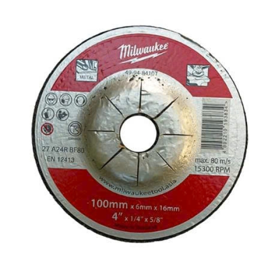 Đá mài kim loại 100 x 6 x 16mm Milwaukee 49-94-8410A