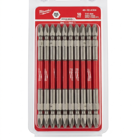 Mũi vặn vít SHOCKWAVE™ hai đầu (PH2/PH2) dài 110mm – Bộ 10 chiếc 48-32-4364D