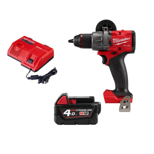 Combo Máy Khoan MILWAUKEE M18 FPD3 + Pin M18B4 + Sạc M12-18C