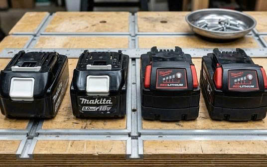 Phân Biệt Pin Milwaukee/Makita Chính Hãng Và Pin Giả: Cách Bảo Vệ Máy Và Tránh Nguy Cơ Cháy Nổ